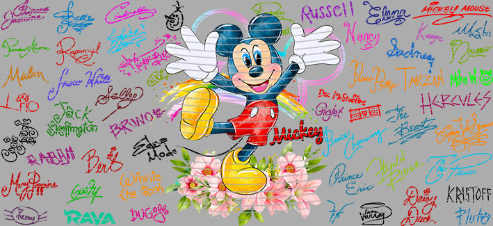16oz Disney style-D-1296